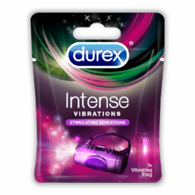 Durex Orgasm Intense Vibrations - Wibrujący pierścień erekcyjny