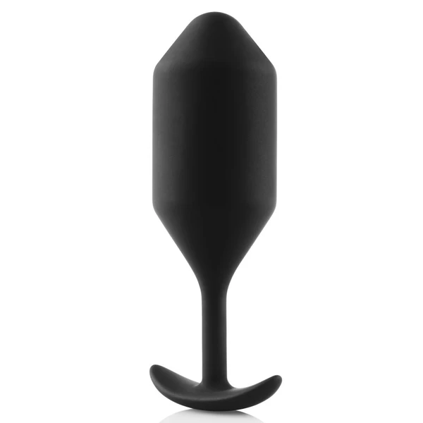 B-Vibe Snug Plug 4 -korek analny, Czarny