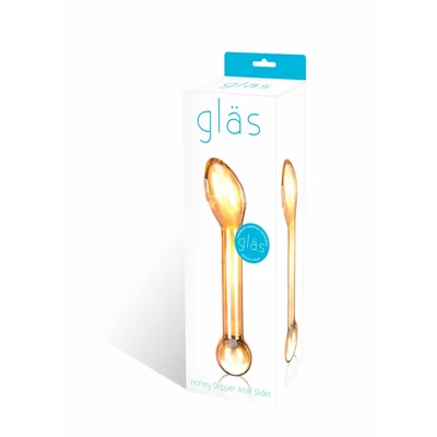 Glas Honey DripperGlass Anal Slider - Szklana sonda analna