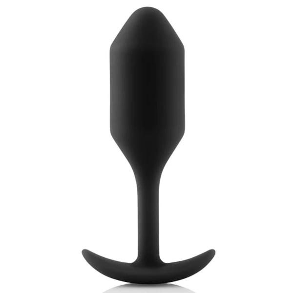 B-Vibe Snug Plug 2 -korek analny, Czarny