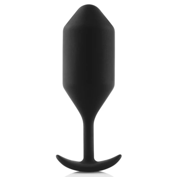 B-Vibe Snug Plug 4 -korek analny, Czarny