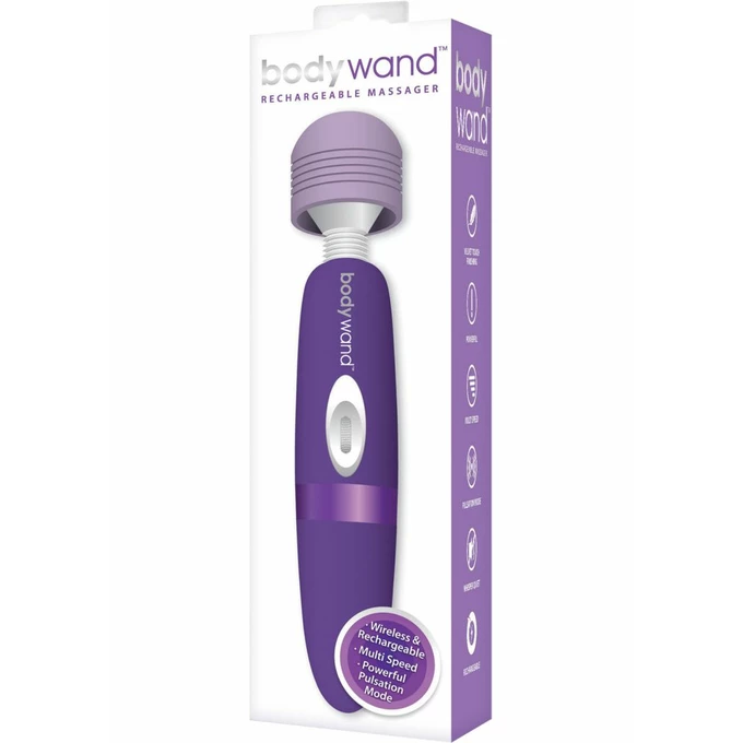 Bodywand Rechargeable Massager - Wibrator Wand, fioletowy