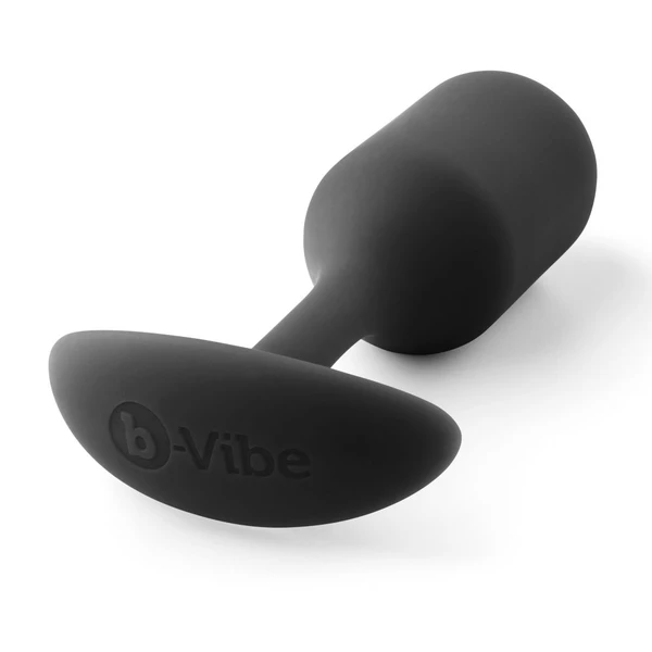 B-Vibe Snug Plug 2 -korek analny, Czarny