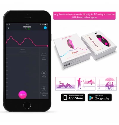 Lovense Ferri - Wibrator łechtaczkowy do bielizny sterowany smartphonem