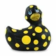 Masażer kaczuszka - I Rub My Duckie 2.0 Happiness, Czarny i żółty