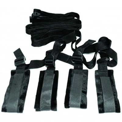 Sex&amp;Mischief Bed Bondage Restraint Kit - Zestaw do bondage na łóżko