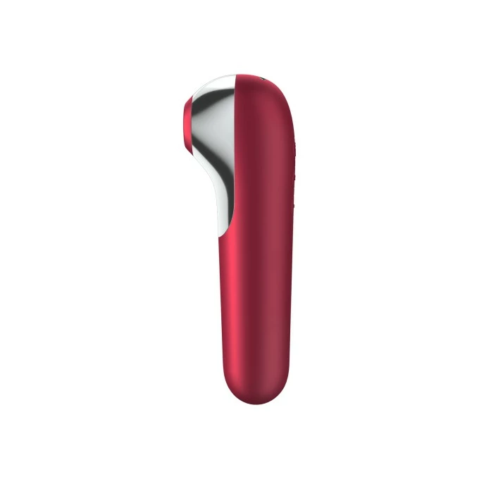 Satisfyer Dual Love Red  - Wibrator łechtaczkowy sterowany aplikacją, czerwony