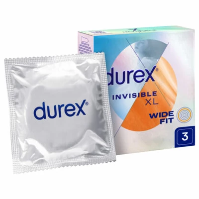 Durex Invisible XL -  Prezertwaty Powiększone