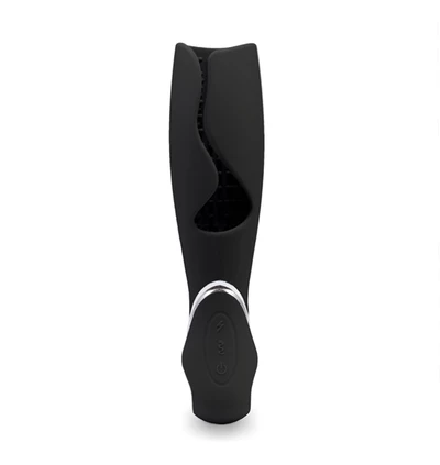 LoversPremium Vulcan Masturbator Black - Masturbator wibrujący, Czarny