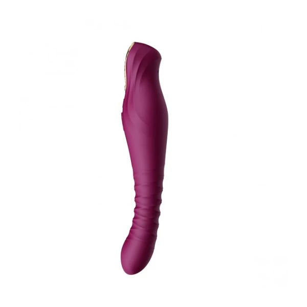 Zalo King Vibrating Thruster Velvet Purple - wibrator klasyczny, fioletowy