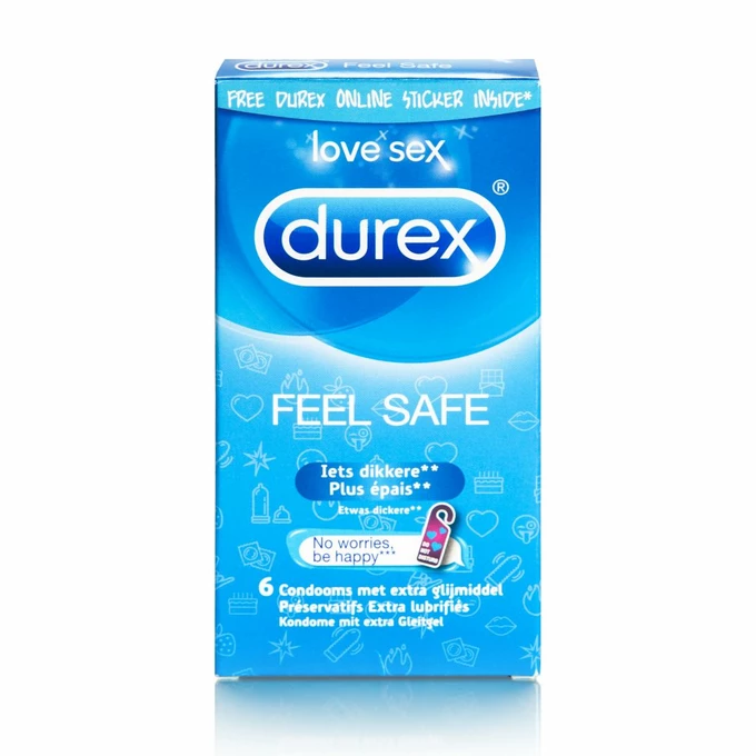 Durex Emoji Feel Safe Condoms  - Prezerwatywy