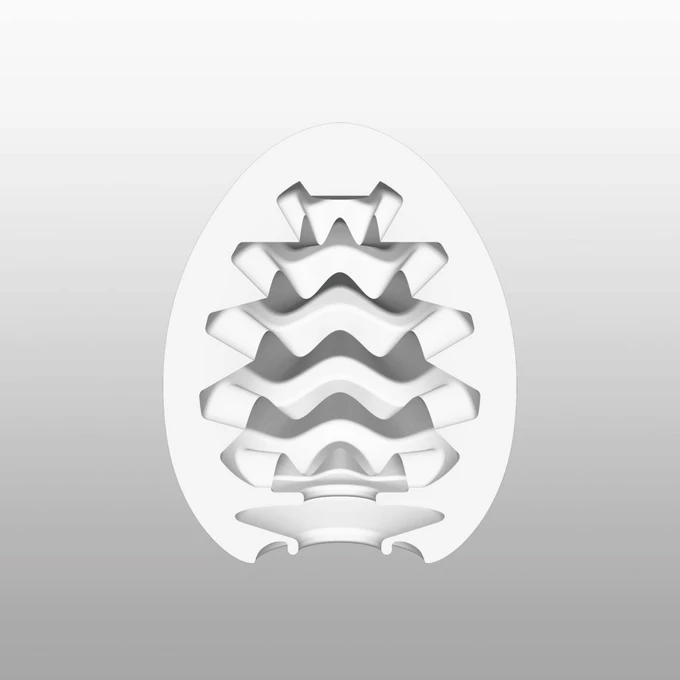 Tenga Egg Wavy - masturbator w kształcie jajka (6szt)