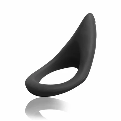 Laid - Elastyczny pierścień na penisa i jądra  - P.2 - 47 mm, Czarny