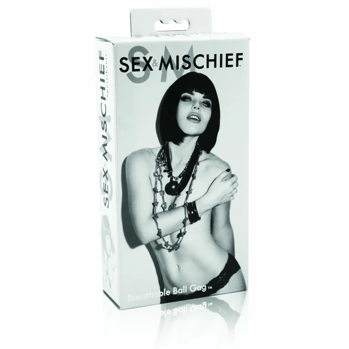 Sex&amp;Mischief Breathable Ball Gag - Knebel do ust