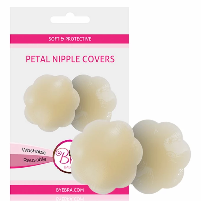 Bye Bra  Petal Nipple Covers - Nakładki na sutki, cielisty