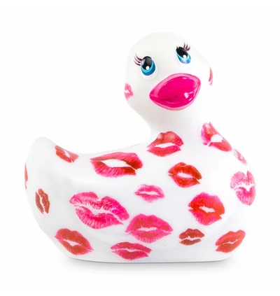 Masażer kaczuszka - I Rub My Duckie 2.0 Romance, Biały i Różowy