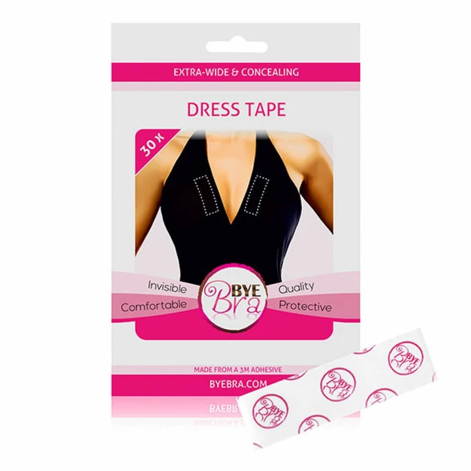 Bye Bra  Dress Tape - Taśma do stylizacji, przezroczysty