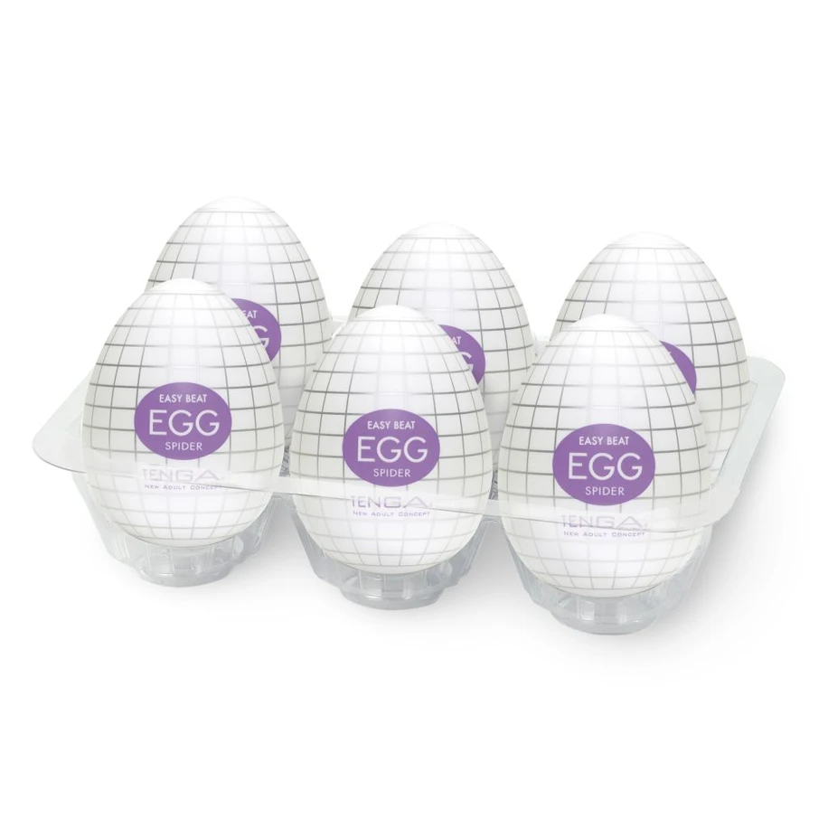 Tenga Egg Spider - masturbator w kształcie jajka (6szt)