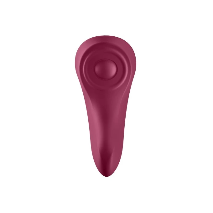 Satisfyer Sexy Secret Panty Vibrator Red - Wibrator łechtaczkowy do bielizny