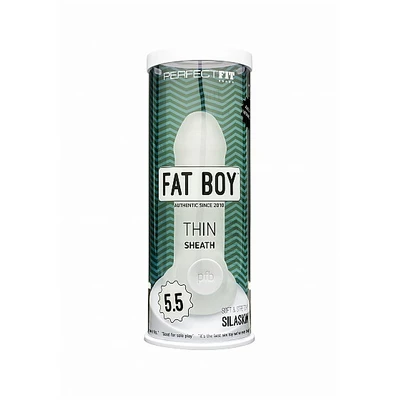 Perfect Fit Fat Boy Thin Clear 5,5&quot; - nakładka na penisa