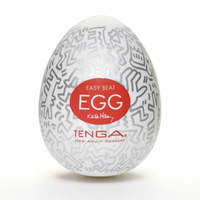 Tenga Keith Haring Egg Party - masturbator w kształcie jajka (6szt)