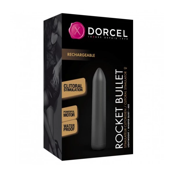 Marc Dorcel Rocket Bullet Noir Metallise - Miniwibrator