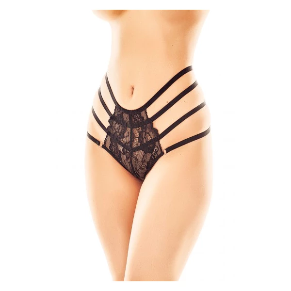Anais Apparel Luxury - Martika stringi, Czarny