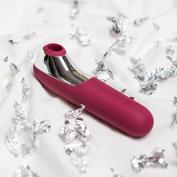 Satisfyer Dual Love Red  - Wibrator łechtaczkowy sterowany aplikacją, czerwony