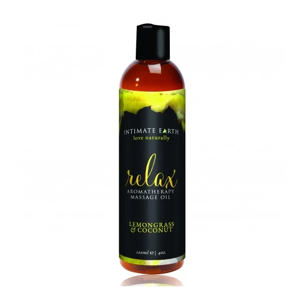 Intimate Earth Relax Massage Oil 120 ml - Naturalny olejek do masażu
