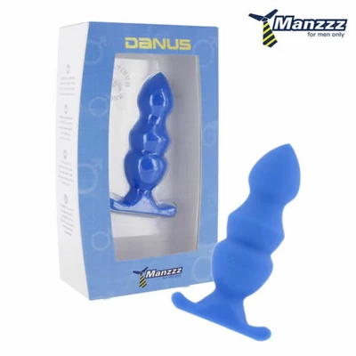 ManzzzToys  Danus - Korek analny, Niebieski