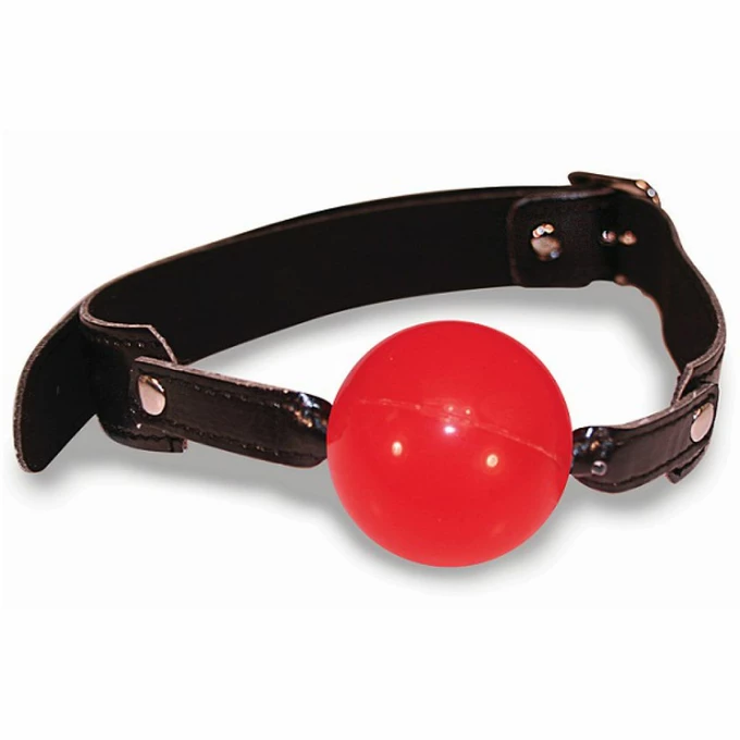 Sex&amp;Mischief Solid Red Ball Gag - Knebel do ust