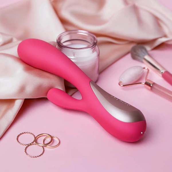 Satisfyer Mono Flex Red  - Wibrator króliczek sterowany aplikacją