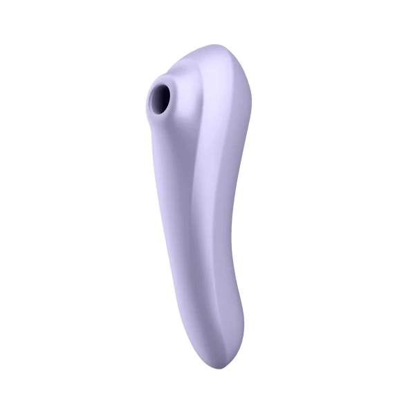 Satisfyer Dual Pleasure Mauve  - Soniczny  stymulator łechtaczki i wibrator punktu G, niebieski