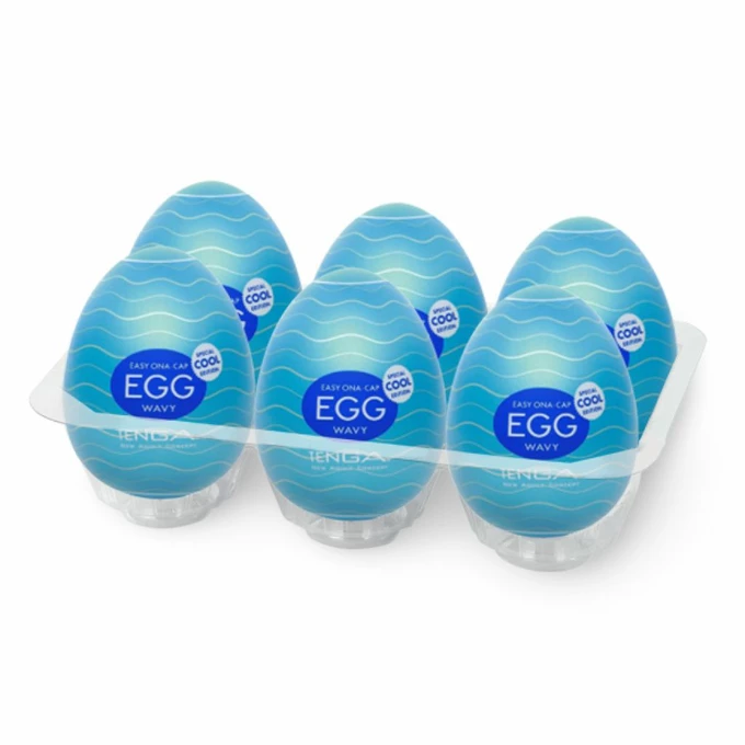 Tenga Egg Cool Edition - masturbator w kształcie jajka (6szt)