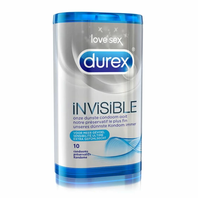 Durex Invisible Condoms - Prezerwatywy cienkie