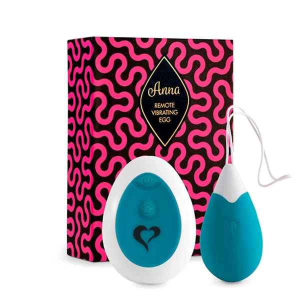 FeelzToys Anna Vibrating Egg Remote Deep - Wibrator kulka / jajeczko, Zielony