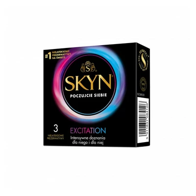 Unimil Skyn Excitation - nielateksowe prezerwatywy