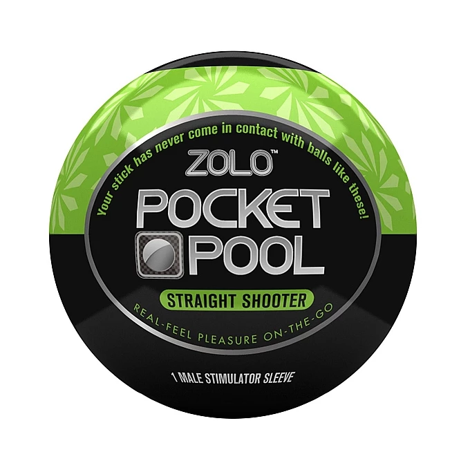 Zolo Pocket Straight Shooter - Masturbator w kształcie kuli do bilarda