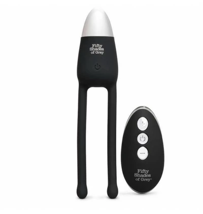 Fifty Shades of Grey Relentless Vibrations Remote Control Couples Vibe - Wibrator dla par