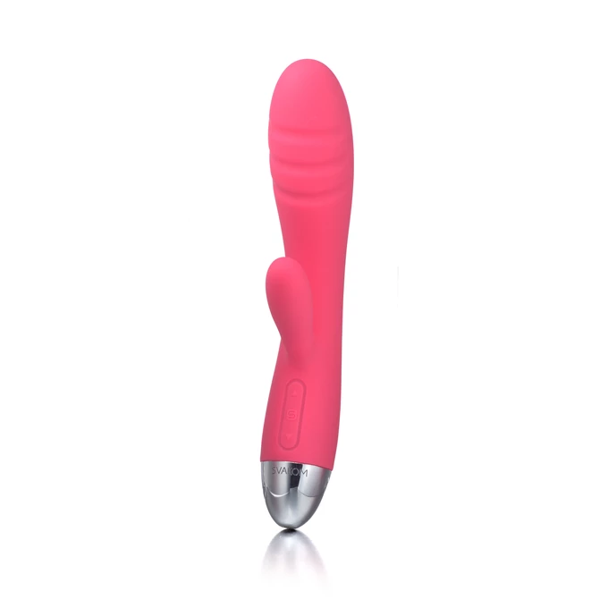 Svakom Barbara Ultra Soft Vibrator Plum Red - Wibrator do punktu G , Czerwony