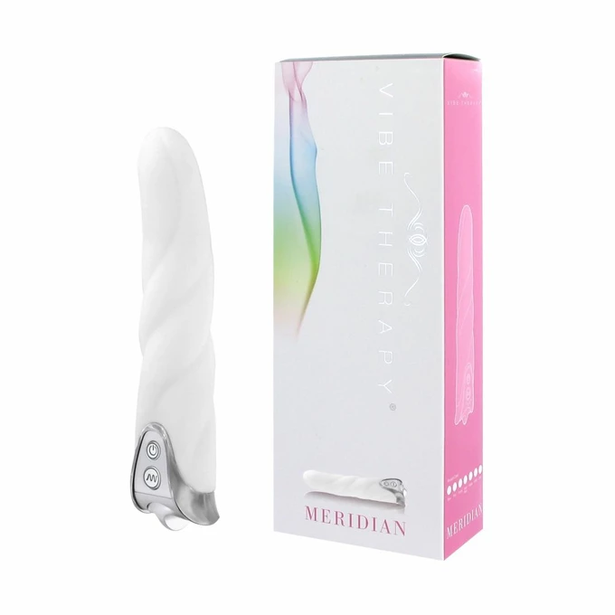 Vibe Therapy Meridian White - Wibrator klasyczny, Biały