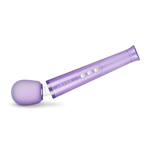Le Wand Petite Rechargeable Vibrating Massager Violet - Wibrator Wand, fioletowy