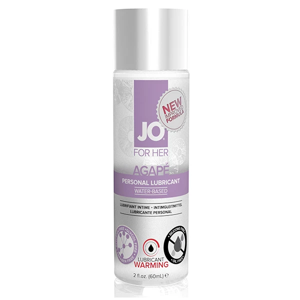 System JO Women Agape Lubricant Warming 60 ml  - Rozgrzewający Lubrykant dla wrażliwej skóry