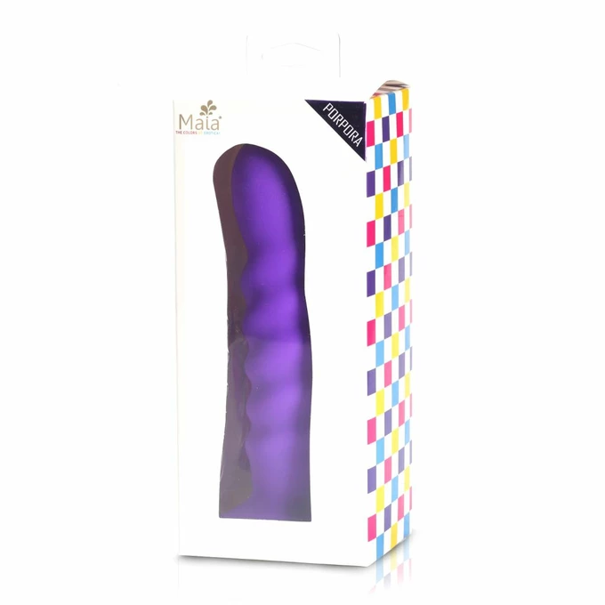 Maia Toys Dildo Neon Purple - dildo klasyczne, Fioletowy