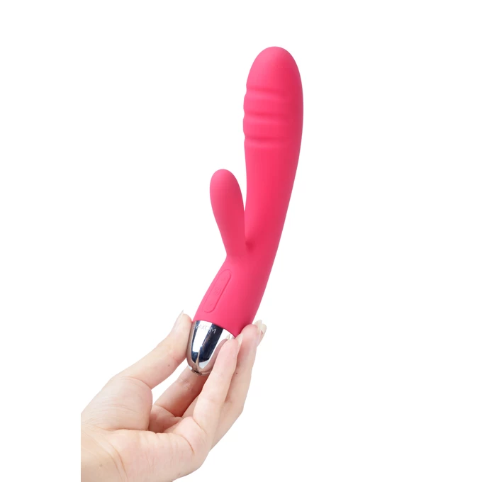 Svakom Barbara Ultra Soft Vibrator Plum Red - Wibrator do punktu G , Czerwony