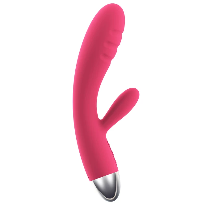 Svakom Barbara Ultra Soft Vibrator Plum Red - Wibrator do punktu G , Czerwony