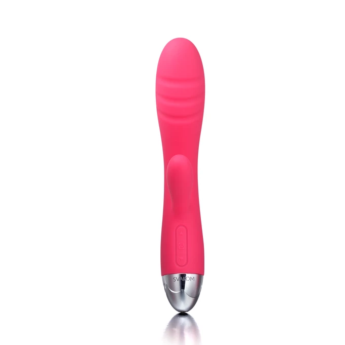 Svakom Barbara Ultra Soft Vibrator Plum Red - Wibrator do punktu G , Czerwony
