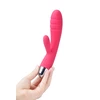 Svakom Barbara Ultra Soft Vibrator Plum Red - Wibrator do punktu G , Czerwony