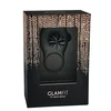 Tokyo Design Glamfit Rotating Pleasure Ring Black - wibrujący pierścień erekcyjny z masażerem łechtaczki