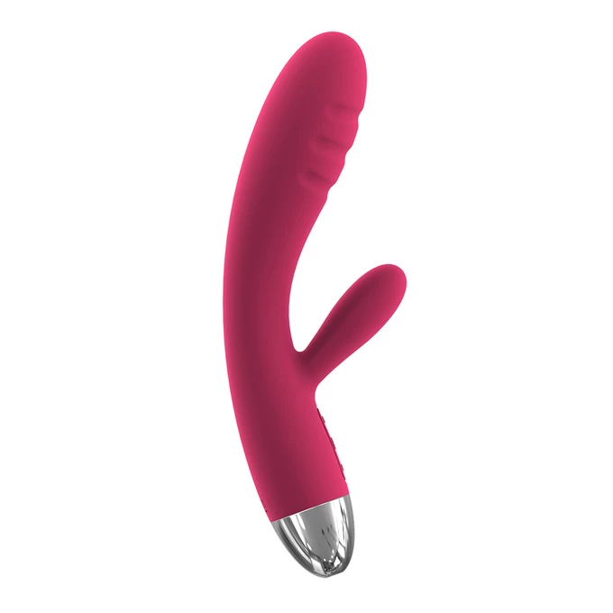 Svakom Barbara Ultra Soft Vibrator Plum Red - Wibrator do punktu G , Czerwony